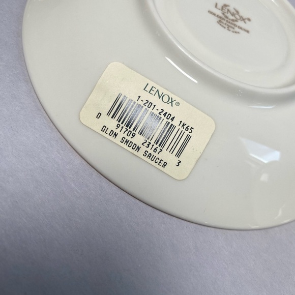 Single Replacement Lenox SAND DUNE Gold Tea Cup & Saucer Brand New - Picture 8 of 9